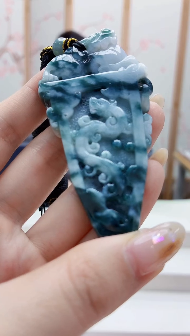 未镶嵌定制翡翠5060jw-毛货挂件27