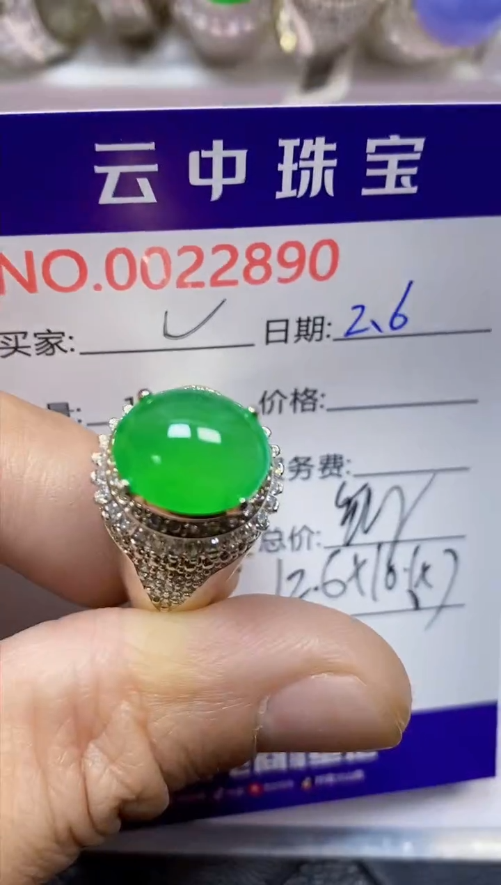 【闪购商品】翡翠戒指未镶嵌/28900000