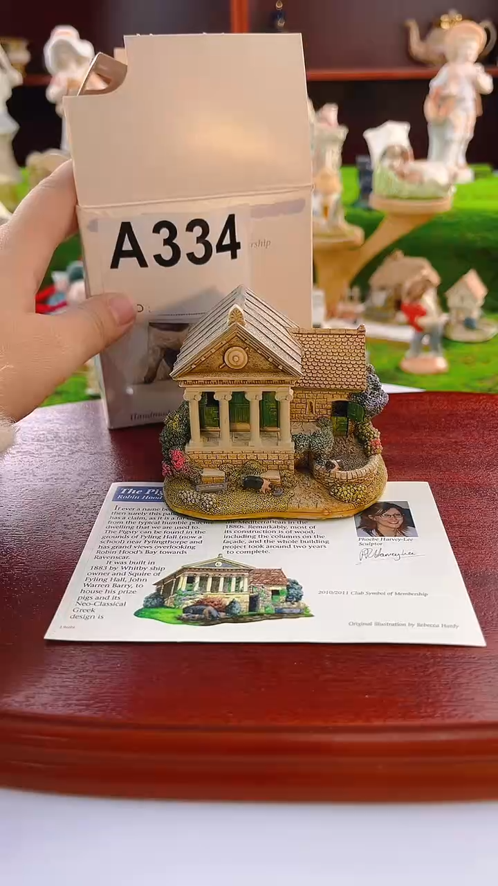 【闪购商品】紫砂茶宠Lilliput中古微缩建筑小房子334