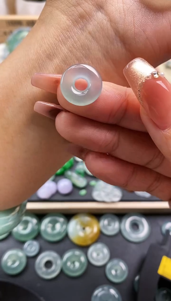 裸石翡翠•**•甜甜圈 定向 ••••