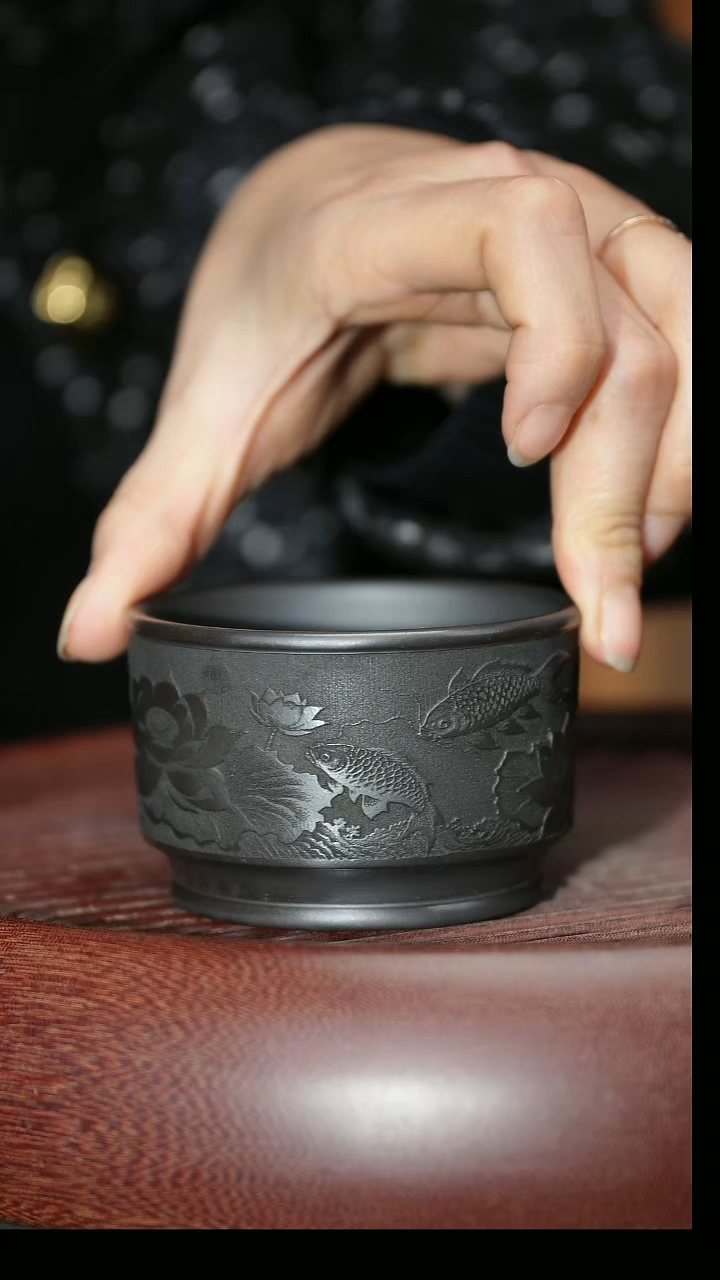 茶杯紫砂紫砂主人杯福利放漏