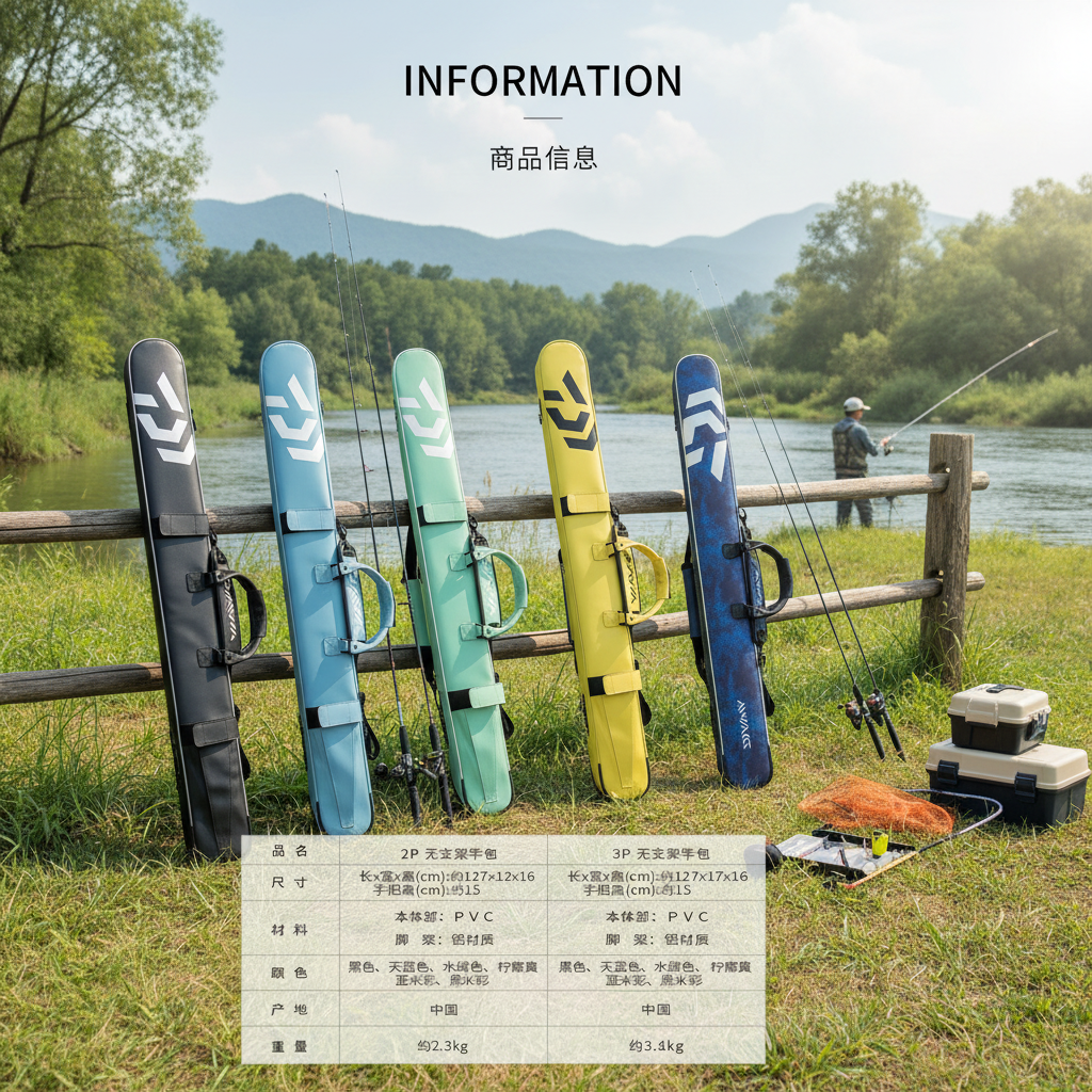 DAIWA/达亿瓦青春版台钓竿包手竿包 轻量型1.25米手竿竿包渔具包