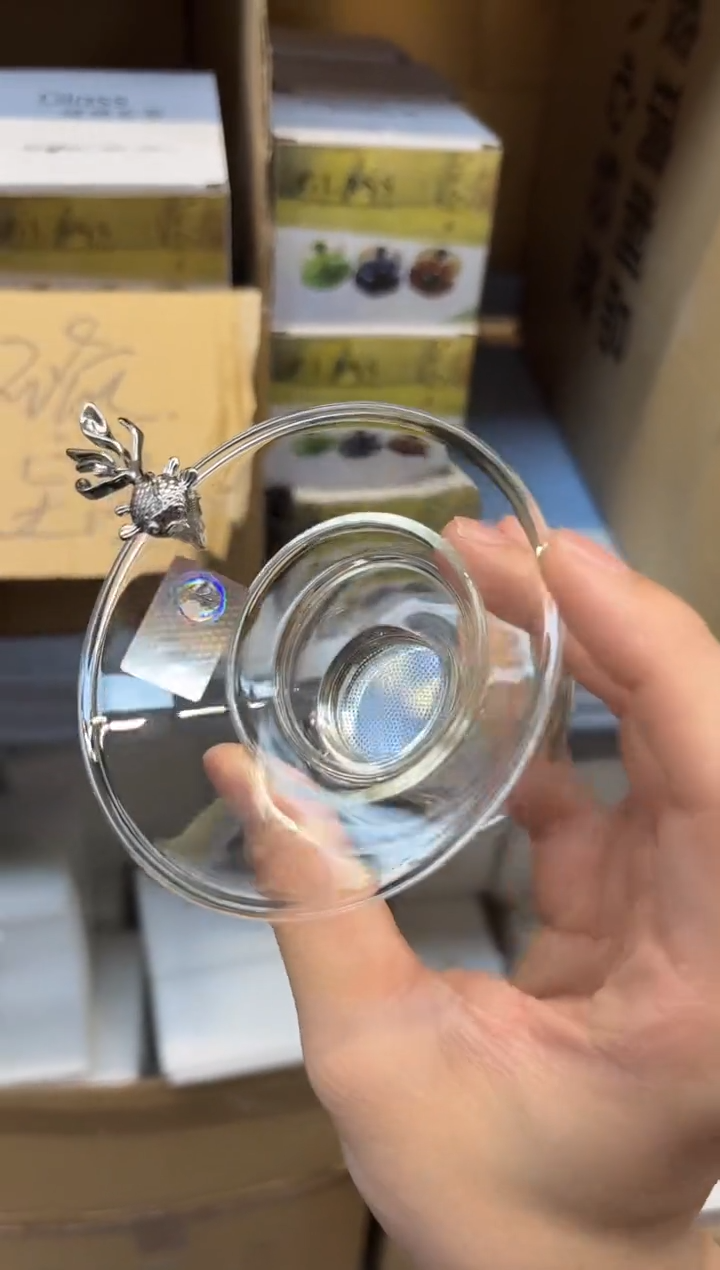 禾器-银鱼茶漏-不锈钢