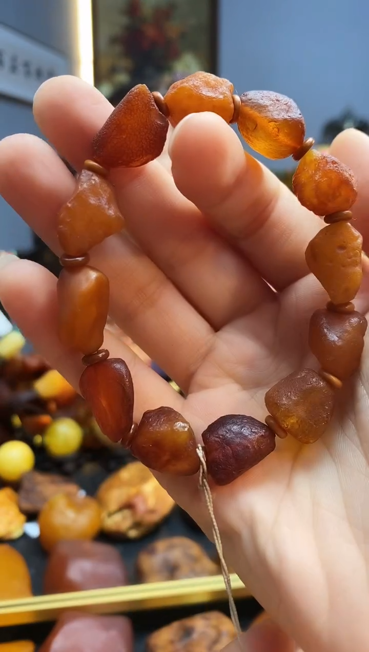 手串琥珀未镶嵌手串
