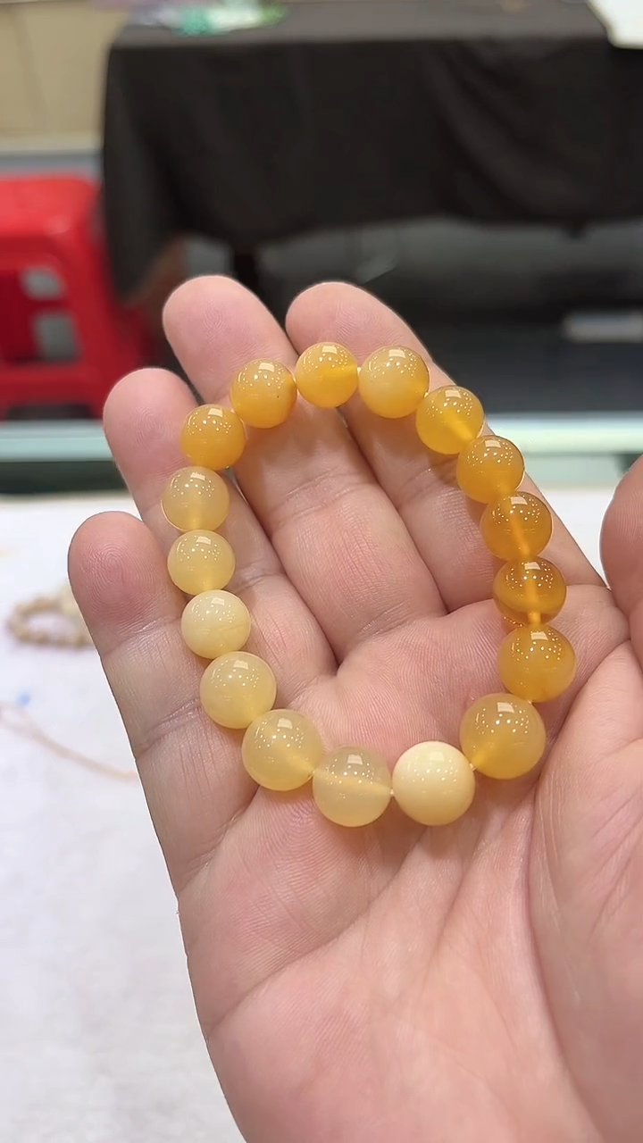 【闪购商品】蛋白石手串未镶嵌多样性发其一25022017