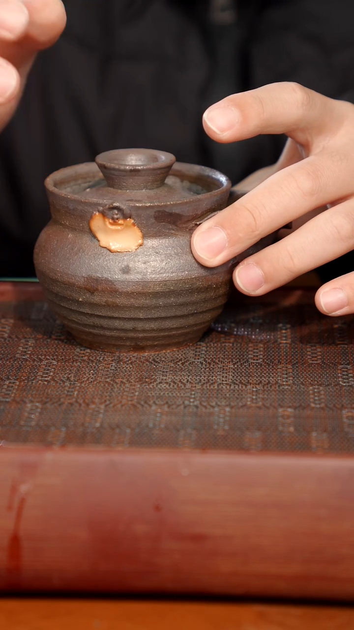 陶瓷奢瓷/瑞寅柴烧茶器（宝瓶）1611微瑕
