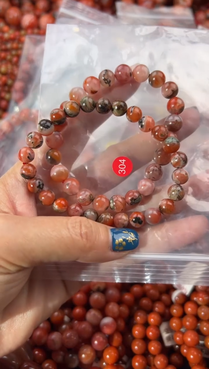 未镶嵌手串南红玛瑙7+8+