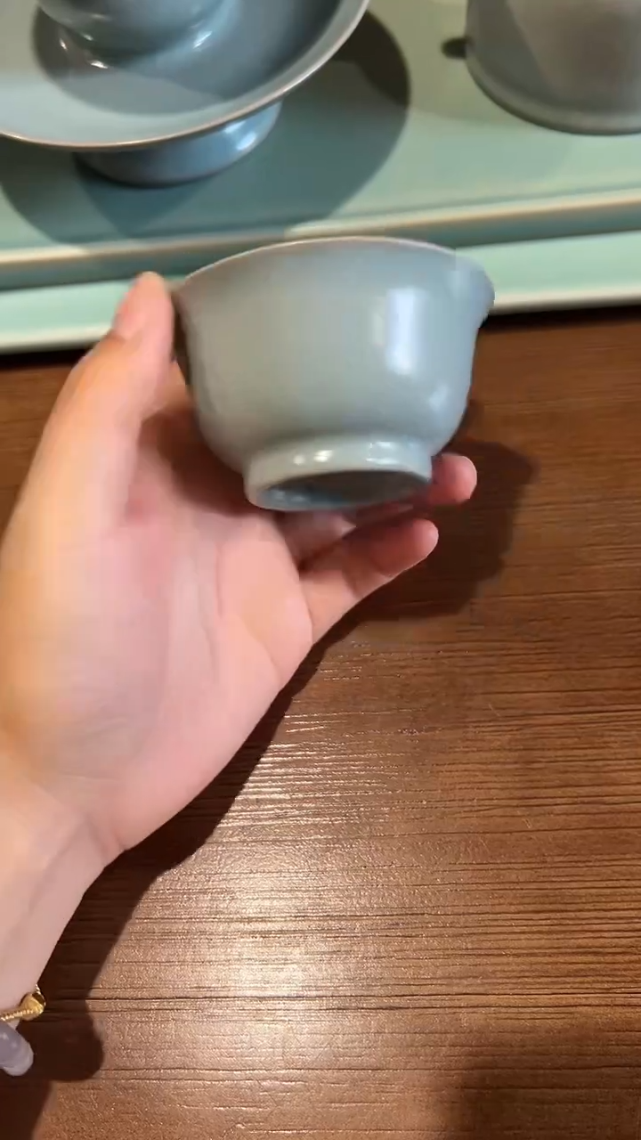 压手杯 （王国奇手签专属器型）（天青）