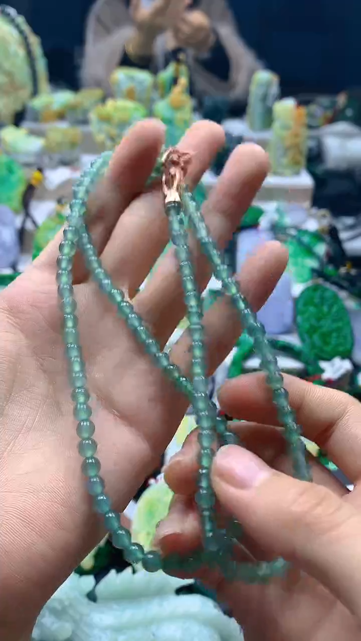 颈饰未镶嵌翡翠天然缅甸a货翡翠