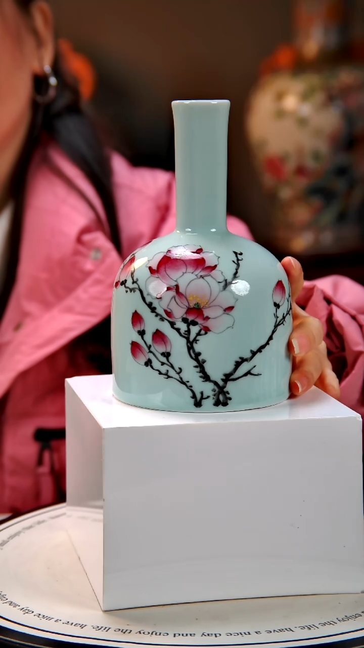 摆件陶景德镇手绘陶瓷18