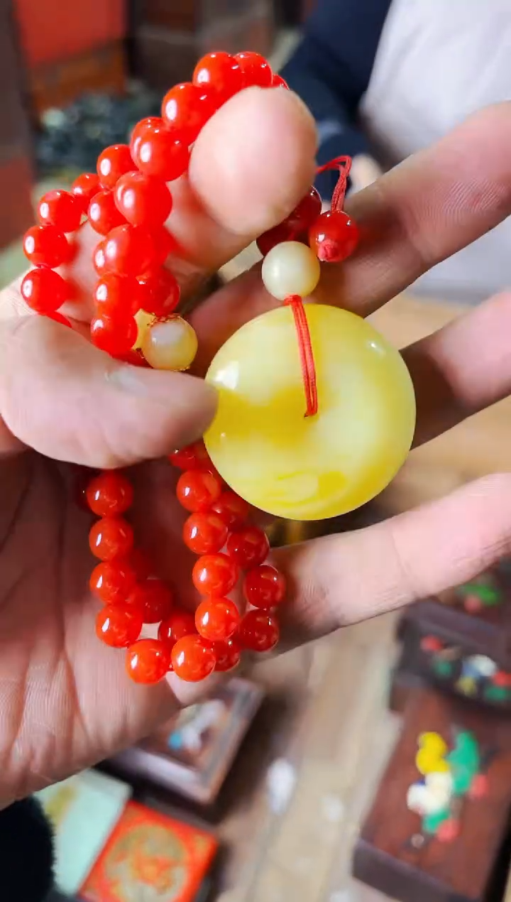 【闪购商品】蜜蜡颈饰未镶嵌大硕硕精品精选链接76