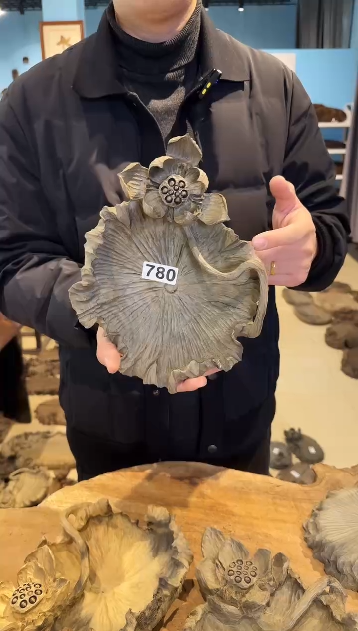 木780号乌木金丝楠果盘