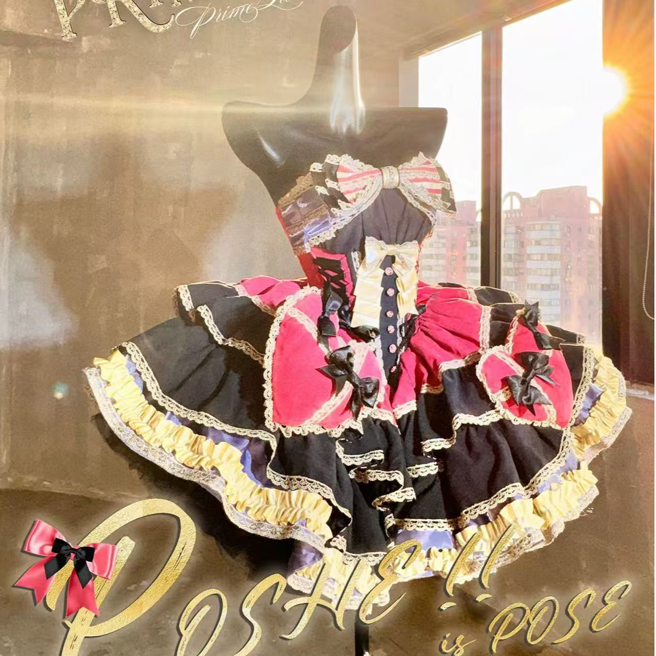 初灵高定如心POSHEPOSE报恩系列【绛野灵月·哥特之灵】