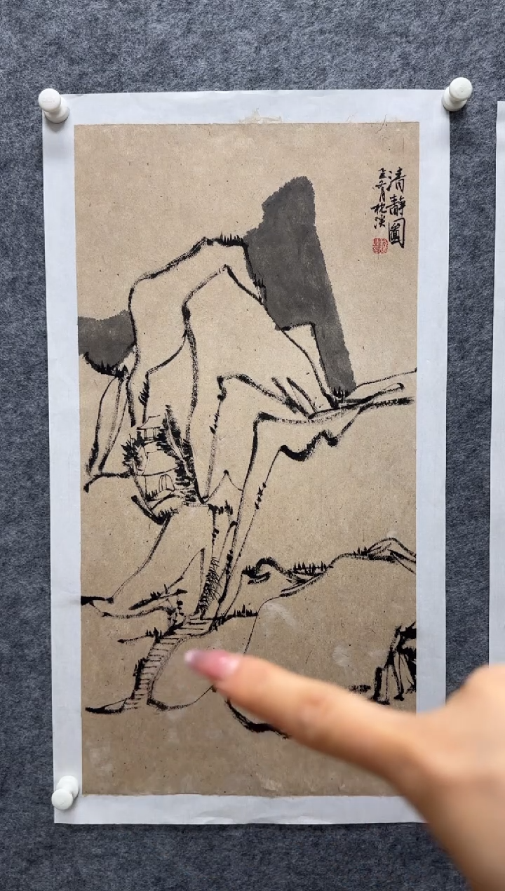国画枕溪老师精品书画艺术