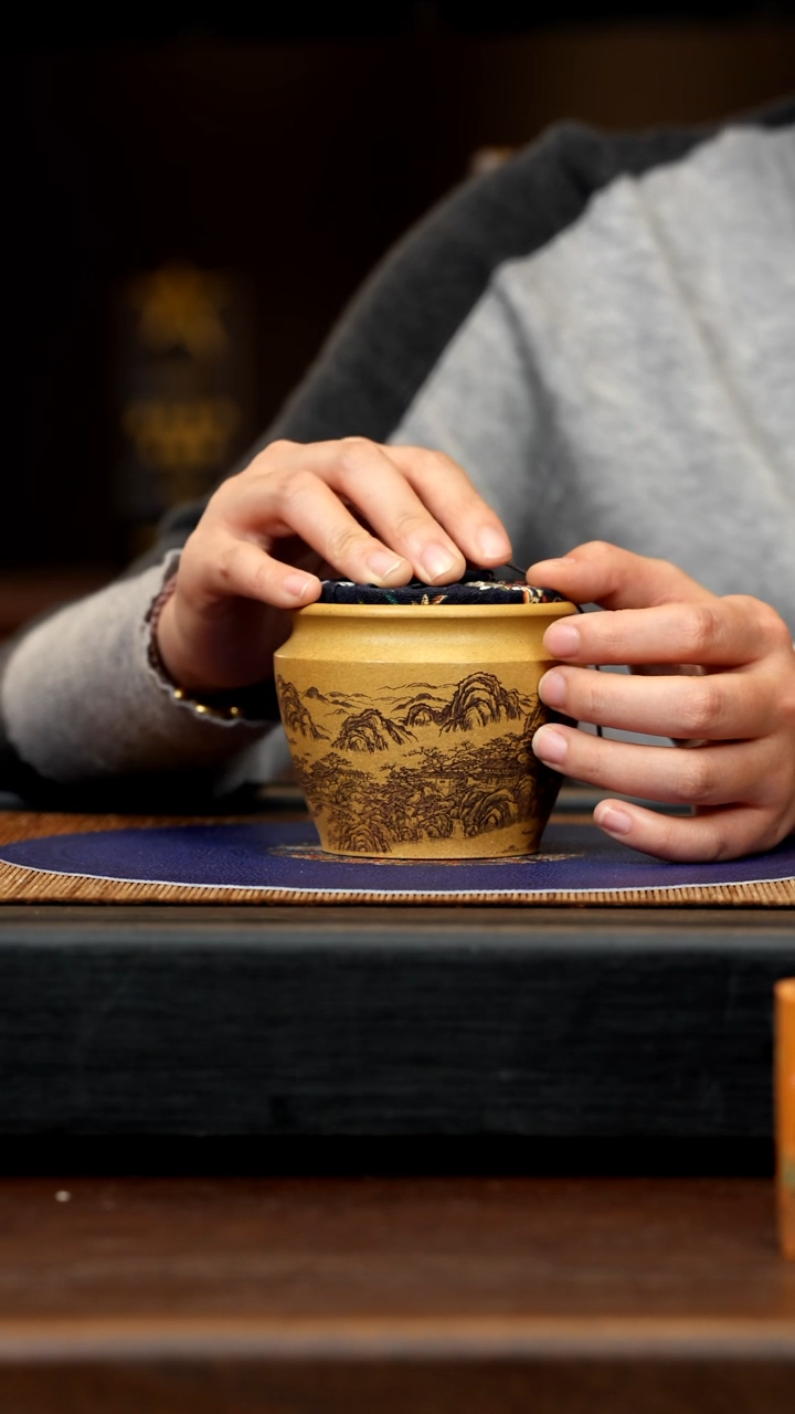 【闪购商品】紫砂茶壶团团紫砂精选茶叶罐