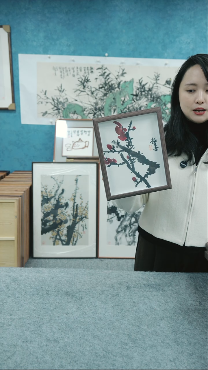 【闪购商品】国画10寸郑志超老师木质摆台