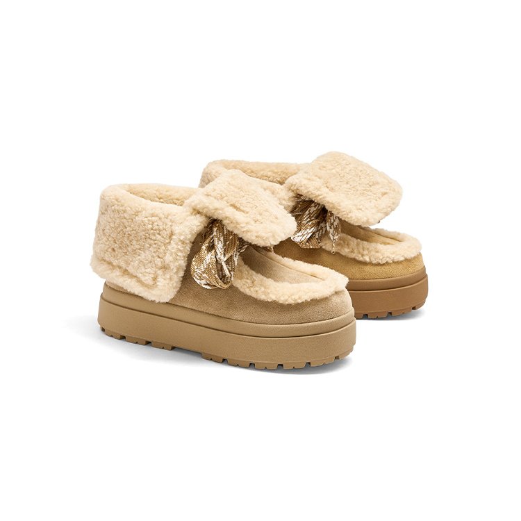 【秋冬新款】Toomanyshoes雪地靴2025冬柔软笔触厚底保暖勃肯鞋