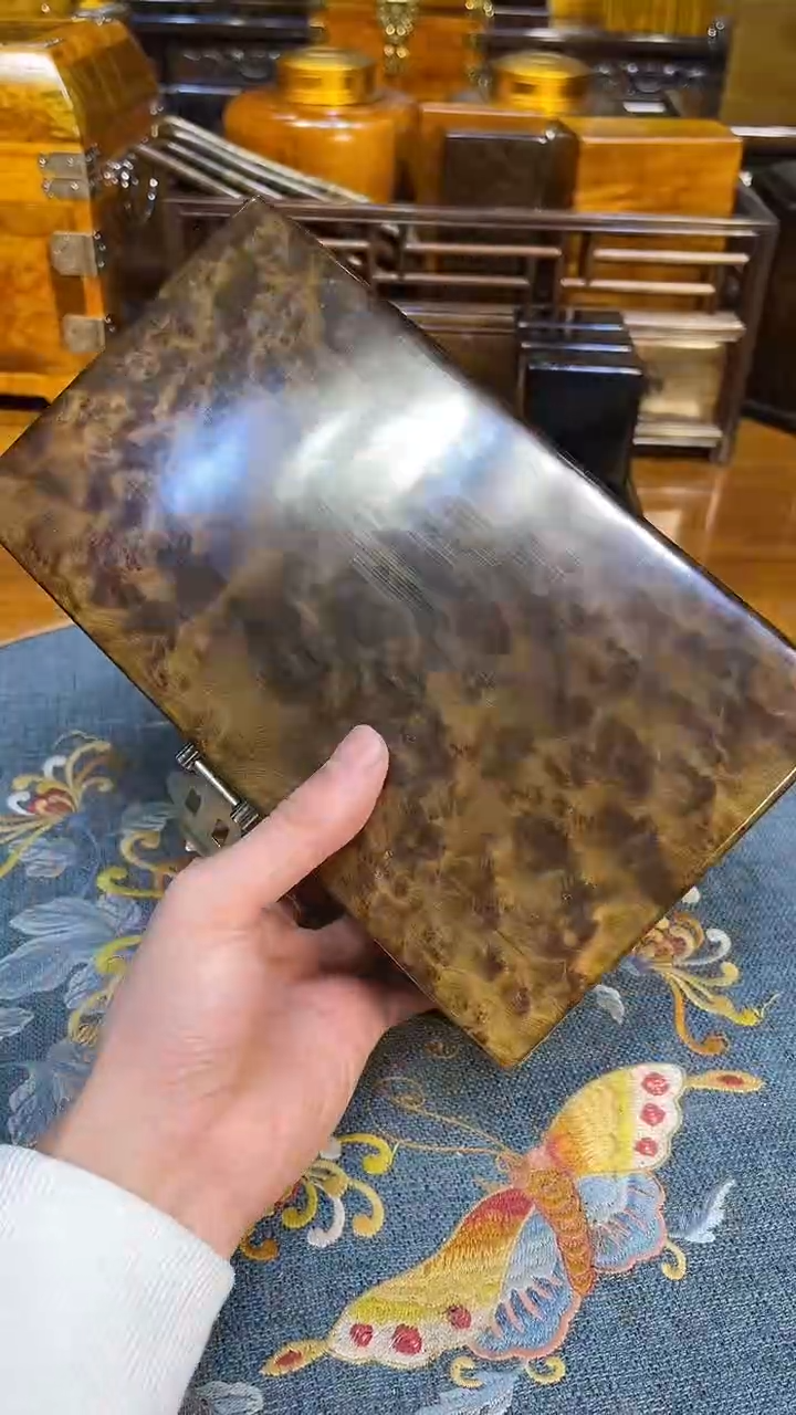 乌木类成套家具瘤疤首饰盒 s30