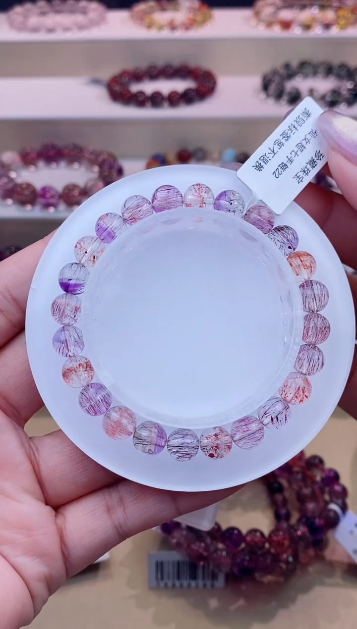 未镶嵌手串水晶仙女超七7m+