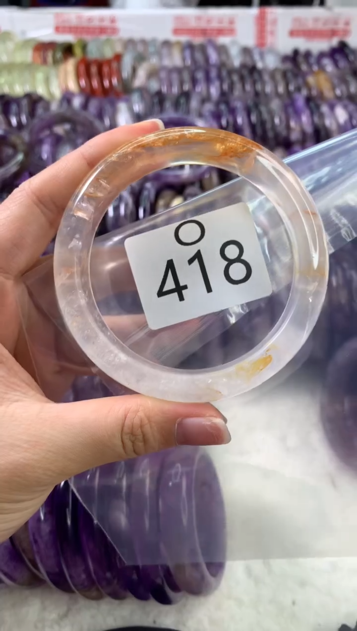【闪购商品】水晶水晶手镯O未镶嵌418-62