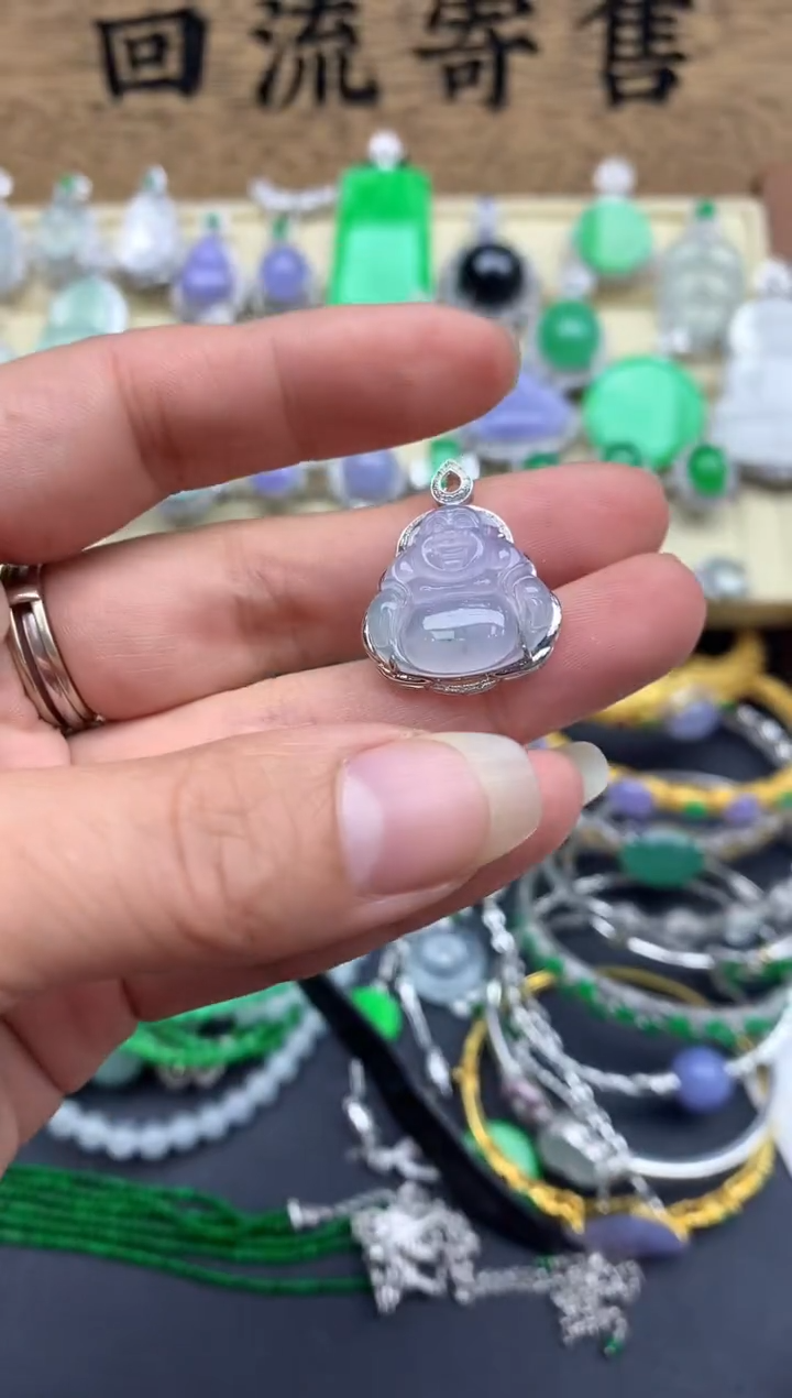 【闪购商品】翡翠颈饰18K金镶嵌375-中国好珍宝