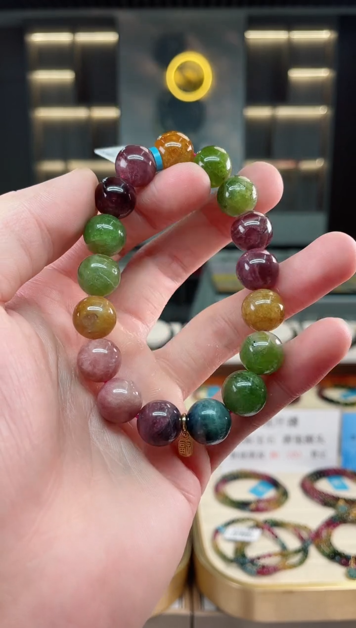 【闪购商品】碧玺单圈手串未镶嵌（多样性发一条）xion