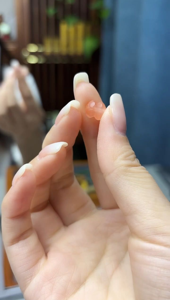 未镶嵌南红玛瑙挂件南红并蒂莲配饰DN