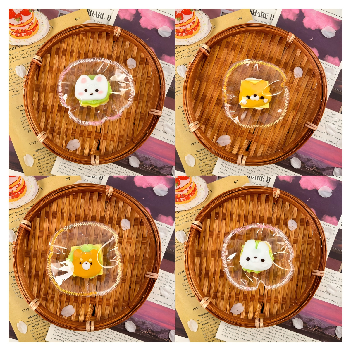 【缝边款捏捏合辑2】小鼻噶硅胶捏捏手作可做包挂多款解压玩具