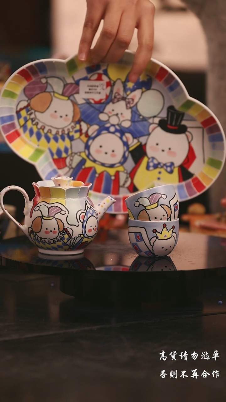 陶瓷景德镇可爱设计师款陶瓷 