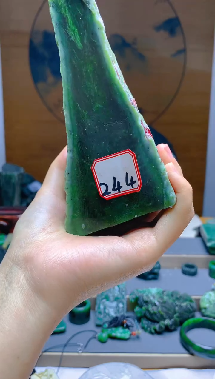 【闪购商品】和田玉（碧玉）珠宝半成品未镶嵌1