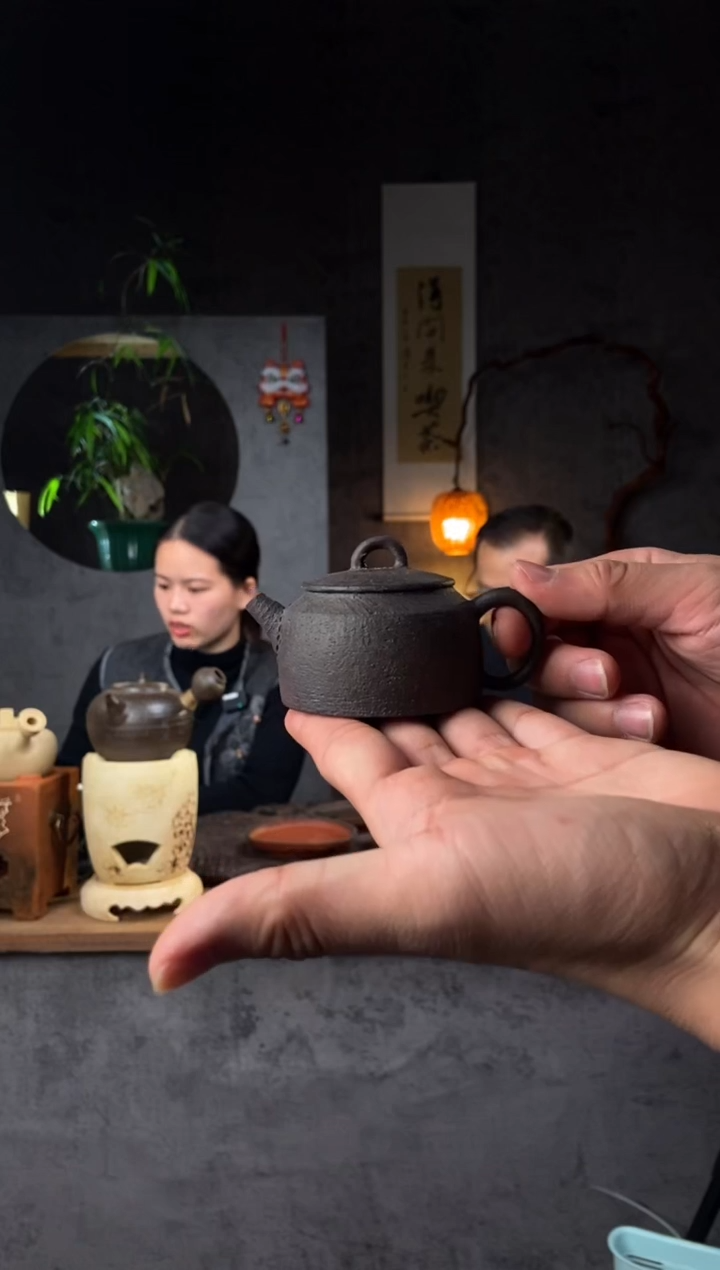 【闪购商品】全手工原矿潮州急须壶朱泥柴烧正把