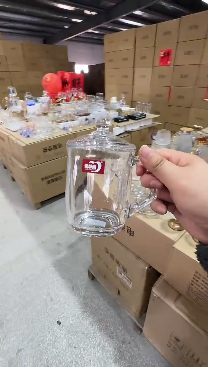 【闪购商品】水晶玻璃盖子款青苹果闪购价