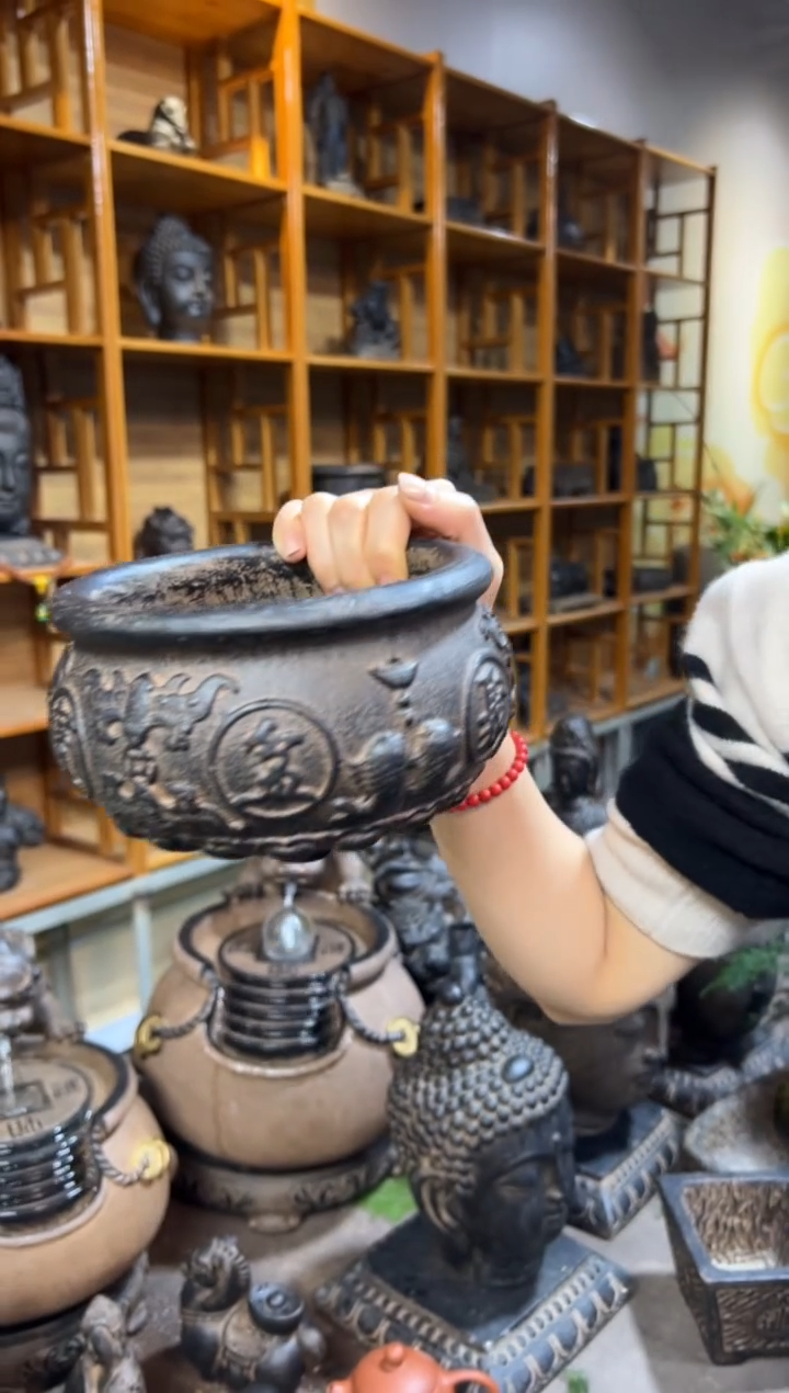 陶土【火山泥】聚宝盆