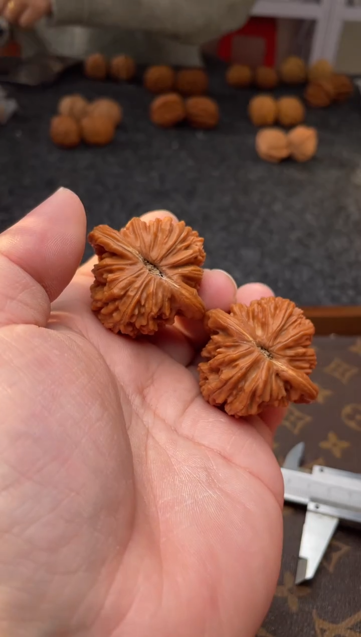 把件文玩核桃B 215号   44尺四座楼