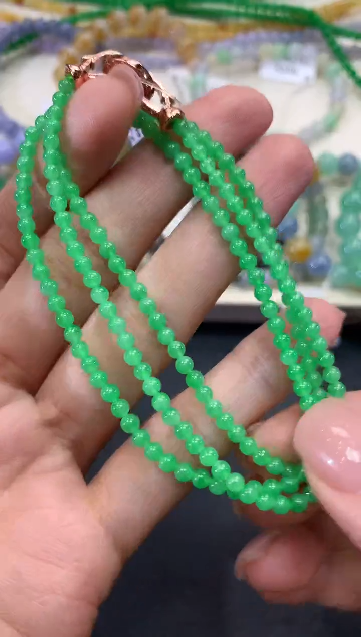 【闪购商品】翡翠颈饰未镶嵌w163        