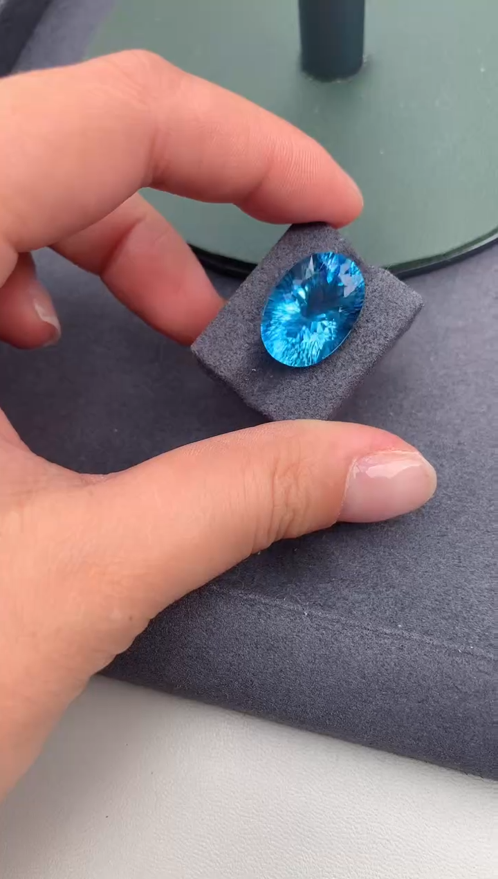 【闪购商品】托帕石裸石未镶嵌16ct托帕