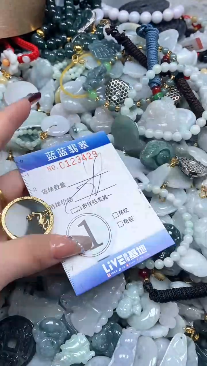 【闪购商品】翡翠颈饰未镶嵌闪购0123429