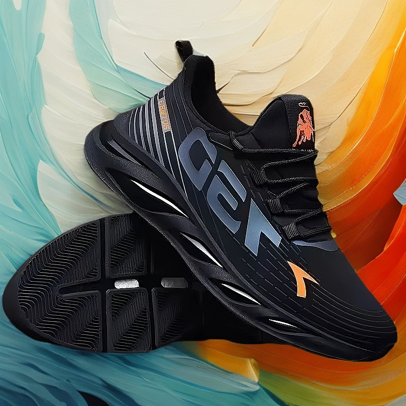 2025春夏新款时尚潮流百搭透气防臭防滑耐磨轻便软底跑步运动鞋