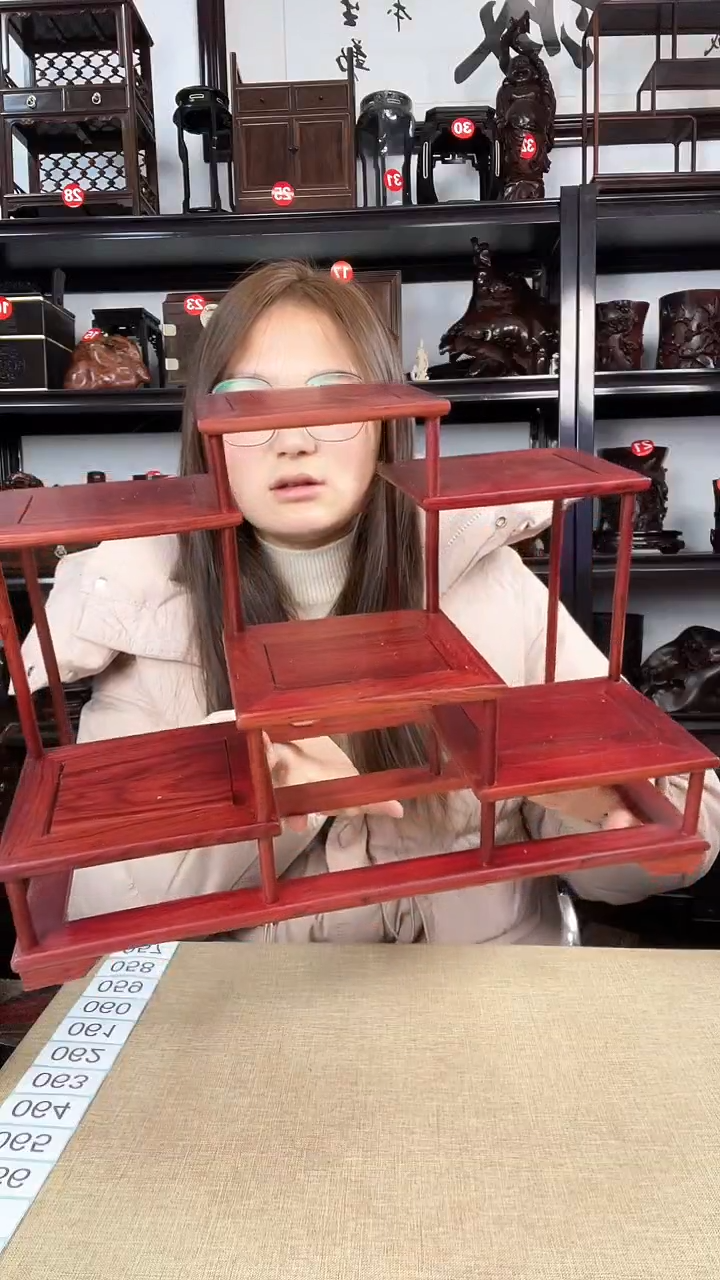 【闪购商品】木2187瑕疵老李红木工艺品