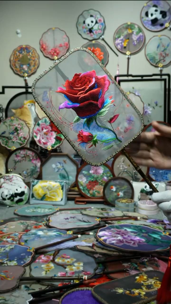 刺绣纯手工苏绣艺术品