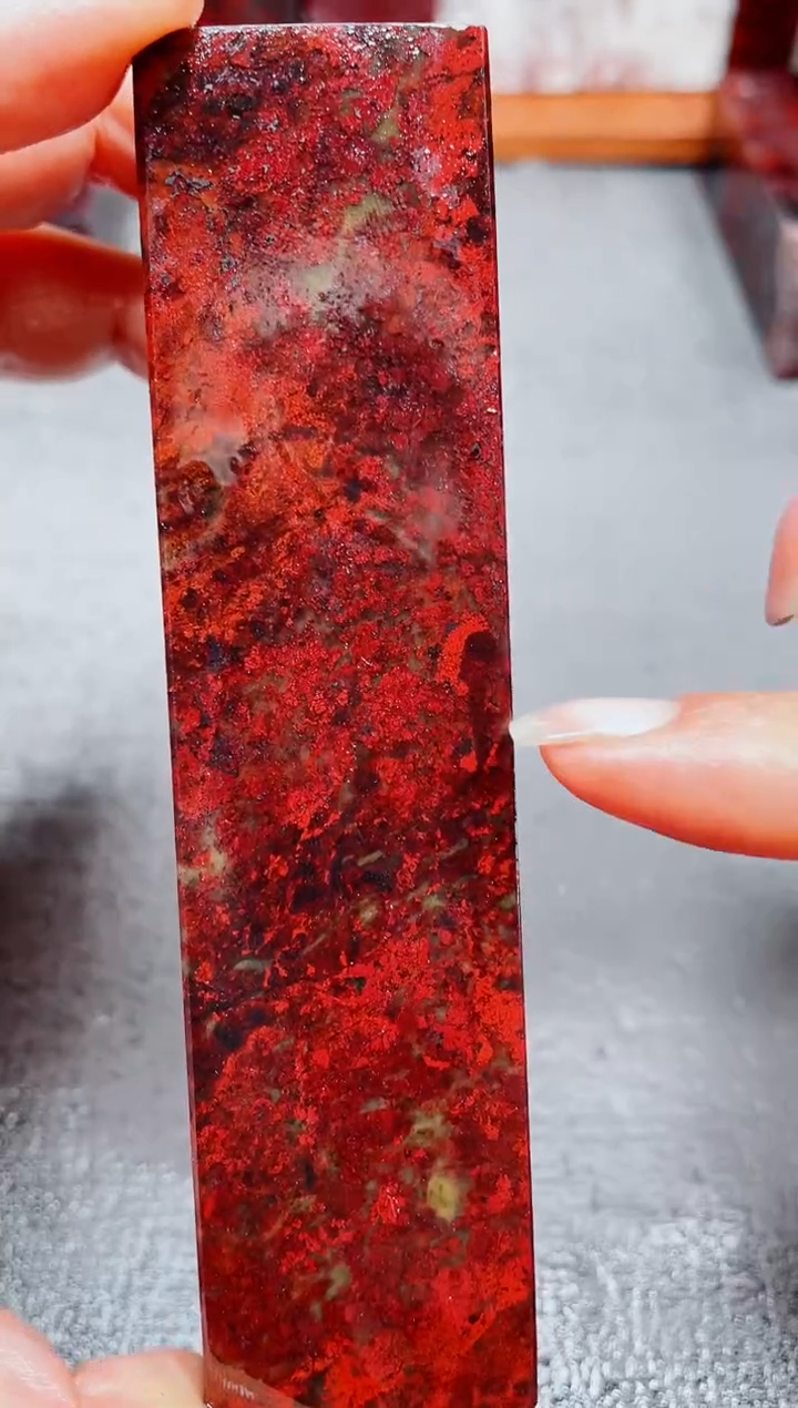 桂林鸡血玉素章--28