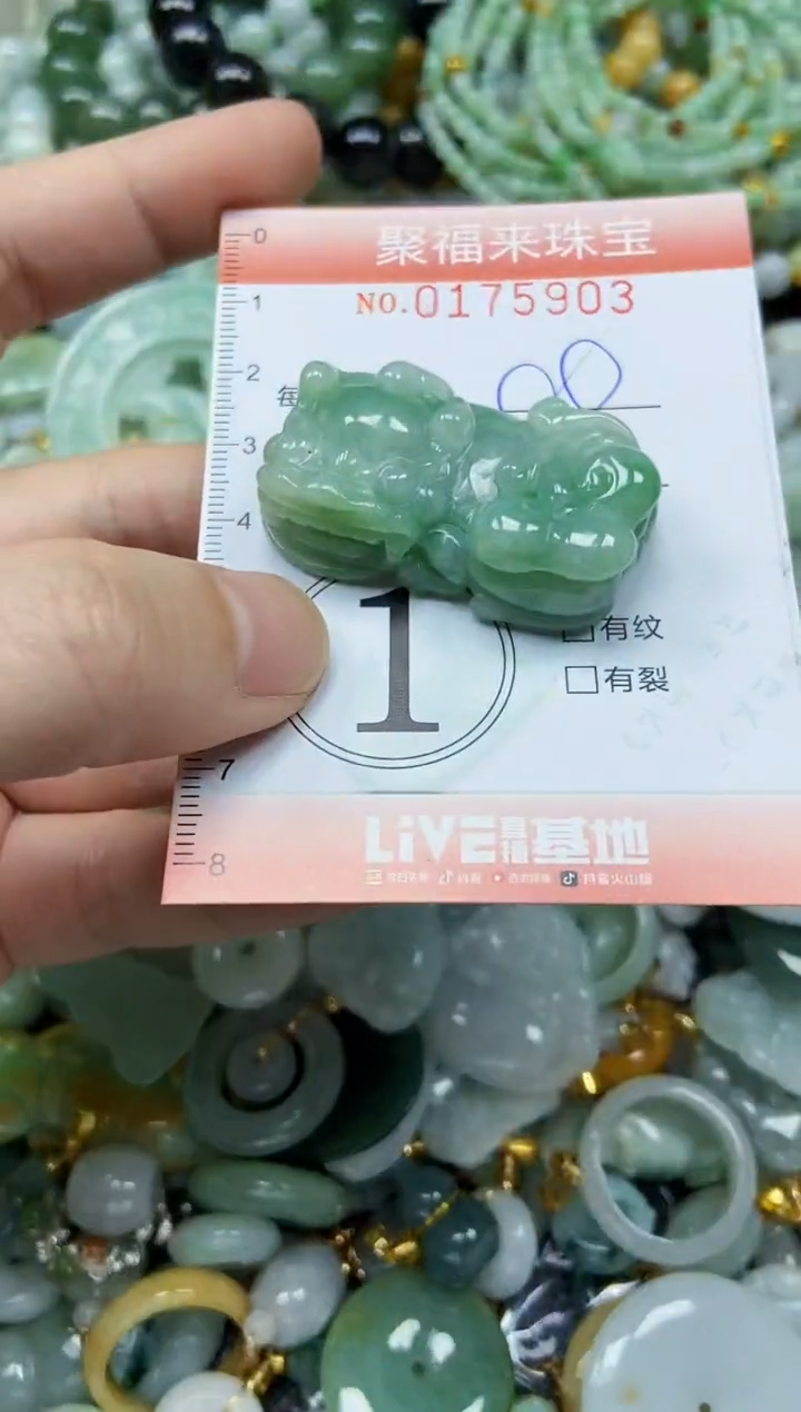 翡翠未镶嵌颈饰闪购0175903