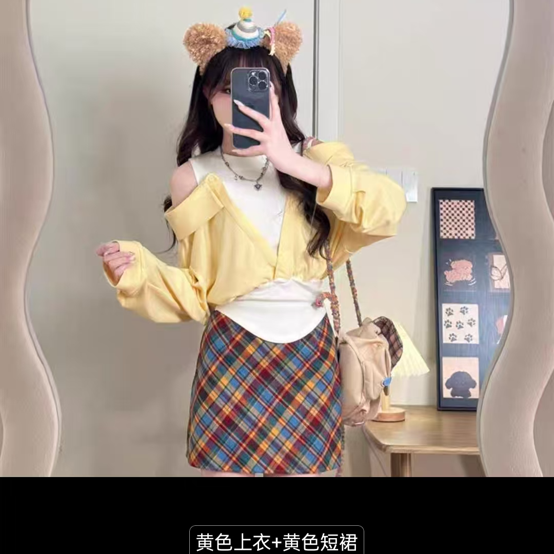 胖MM春季时尚百搭套装