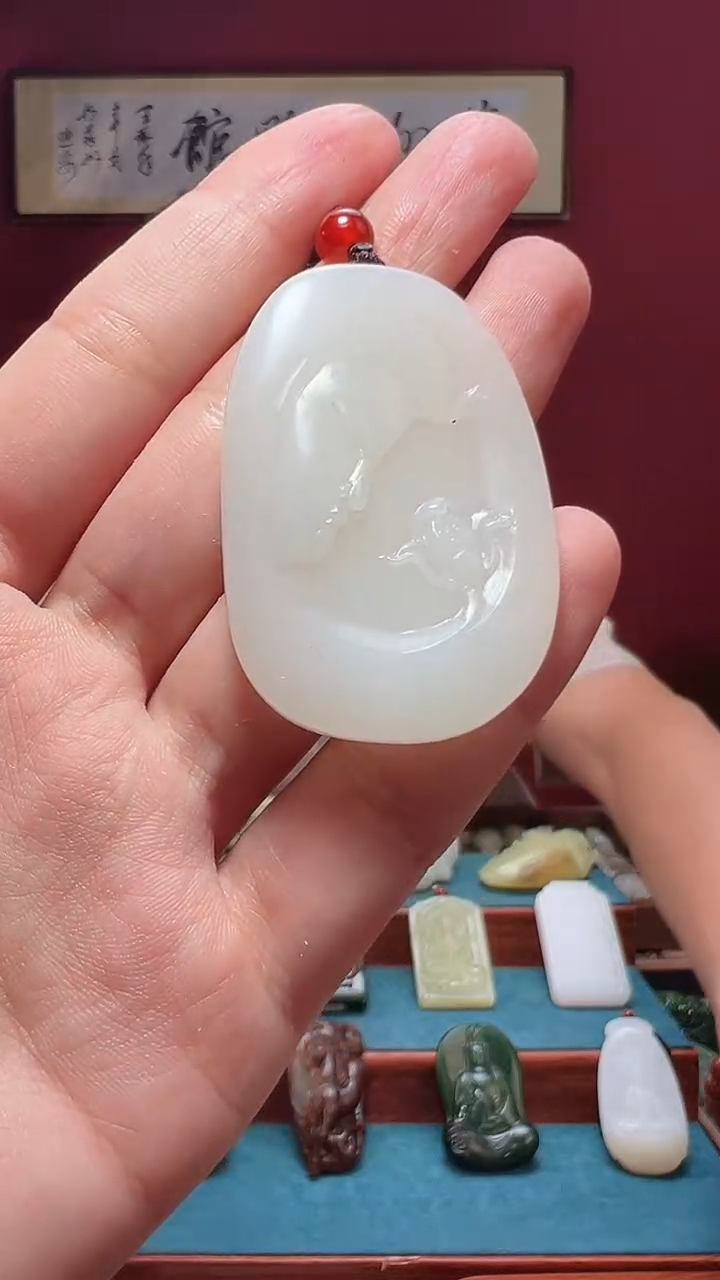 吊坠(不含链)未镶嵌和田玉1