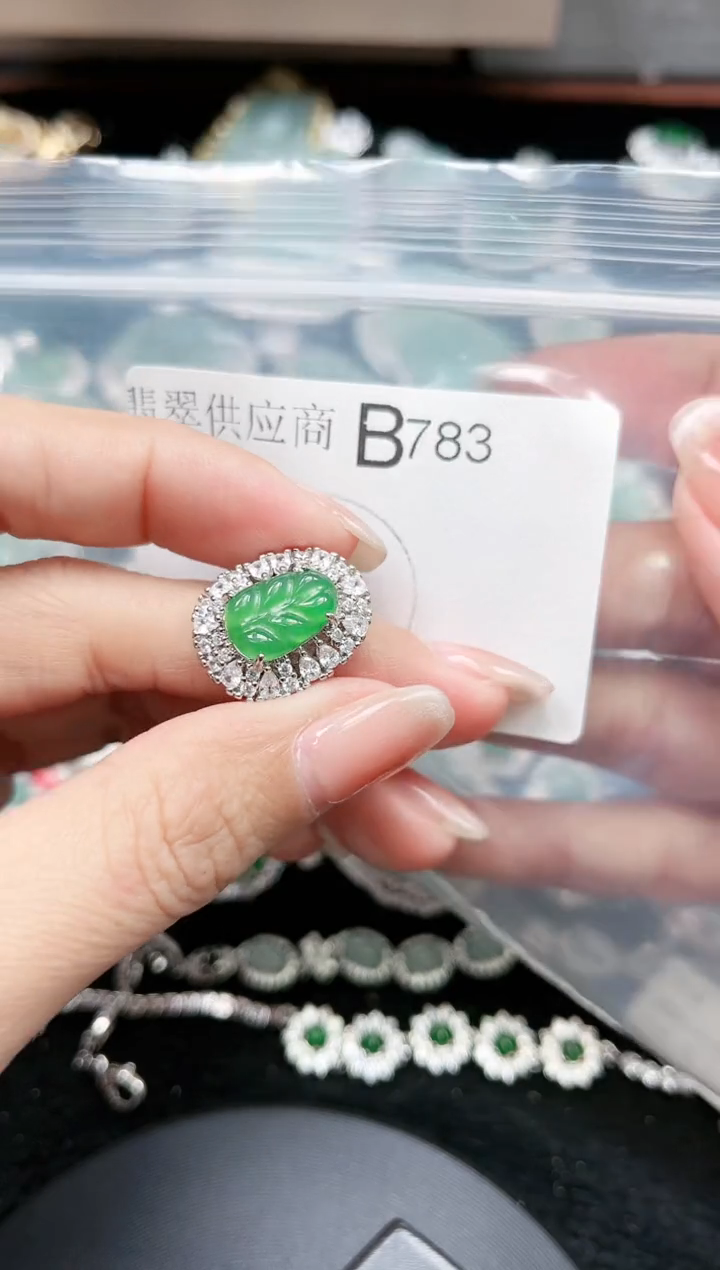 【闪购商品】翡翠颈饰未镶嵌783赠皮绳