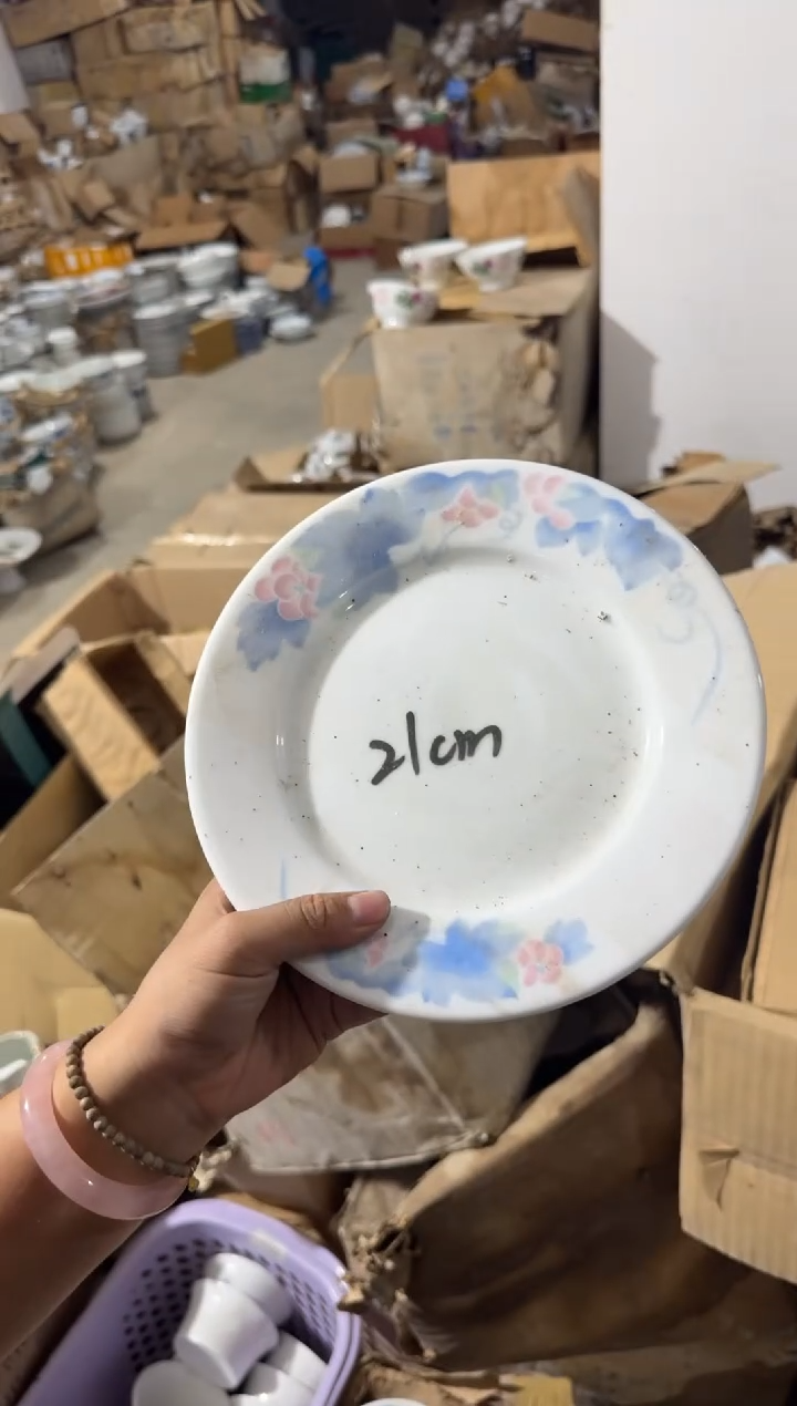 摆件晨*?葡萄盘21厘米微瑕请慎拍