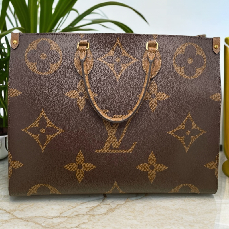 95新 LouisVuitton/路易威登 on the go 大号 芯片款 012619