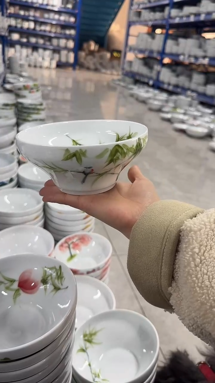陶瓷景德镇高温手绘陶瓷-葫芦碗