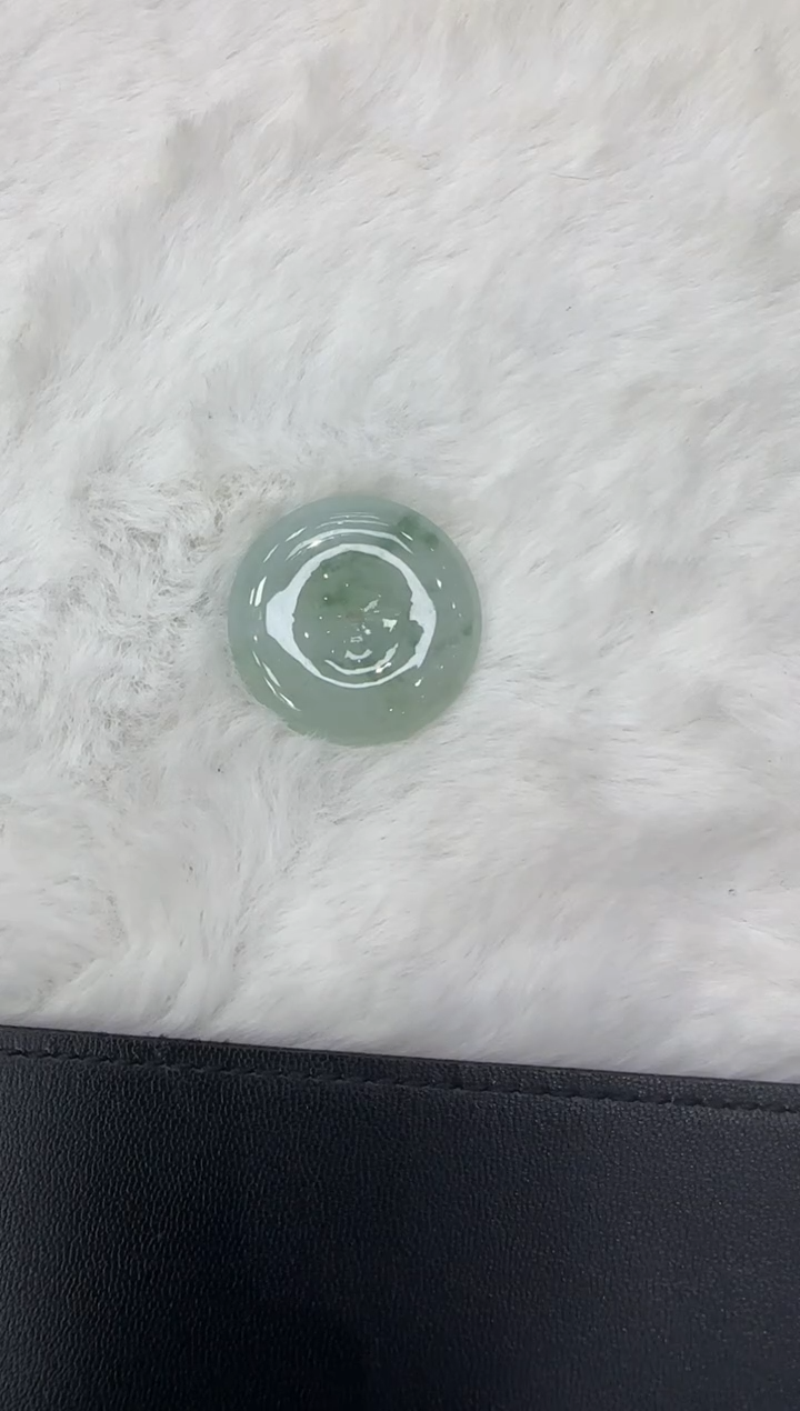 未镶嵌挂件翡翠多样性天然翡翠A货飘花平安扣一件