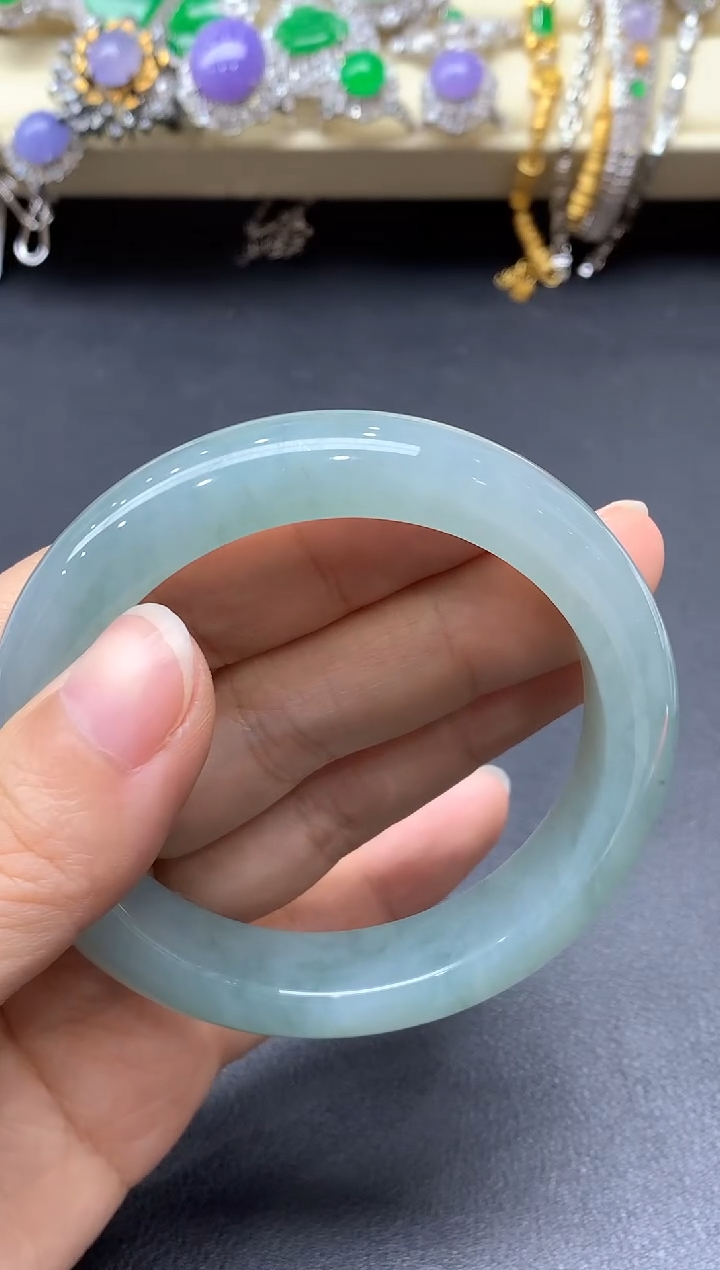 未镶嵌手镯翡翠764-中国好珍宝